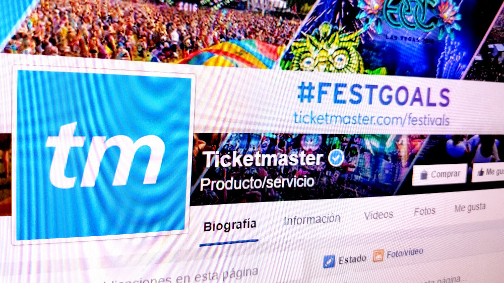 Ticketmaster se alía con Facebook para la venta de entradas