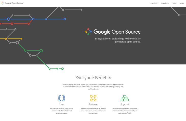 Google presenta su plataforma de iniciativas de código abierto