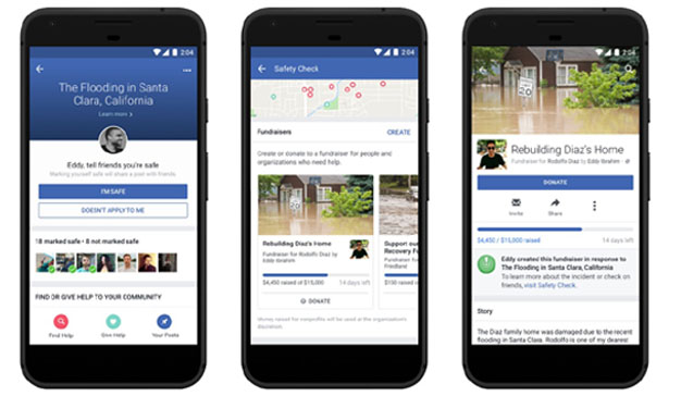 Facebook sigue con sus mejoras en Safety Check