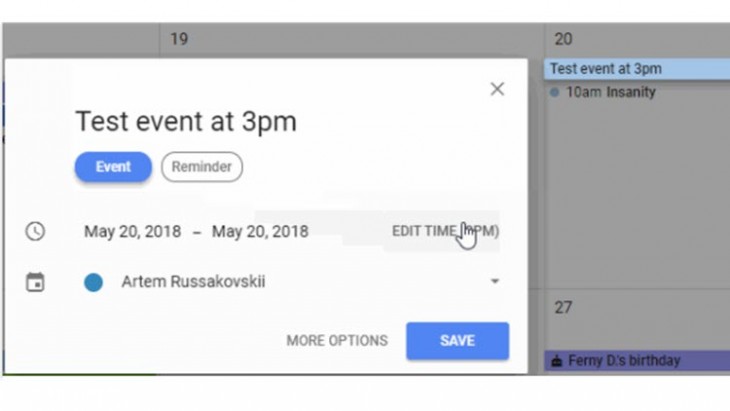 Google continúa con el rediseño de su calendario