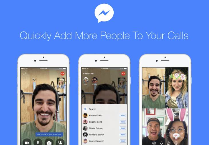 Facebook Messenger mejora sus chats de audio y vídeo
