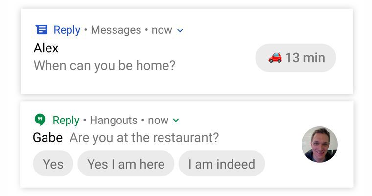 Google lleva las respuestas rápidas a apps