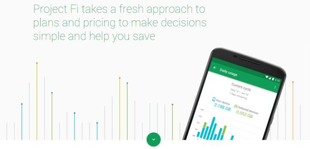 Project Fi, la operadora virtual de Google, ya está aquí
