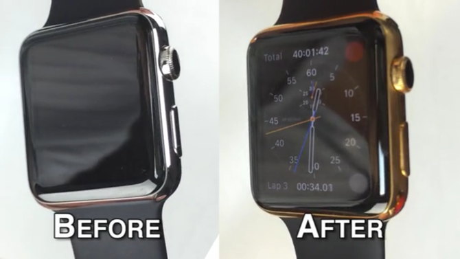 MIDAStouch transforma el Apple Watch en uno de lujo