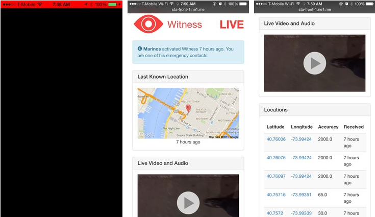 Nace Witness la app que transmite vídeo en vivo en una emergencia