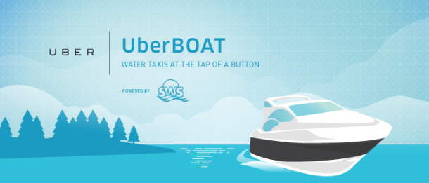 Uber se pasa a el barco con UberBoat
