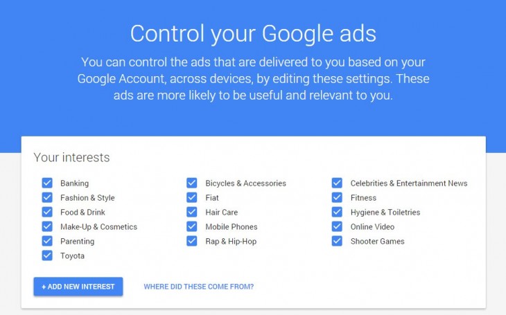Google mostrará publicidad personalizada según el email
