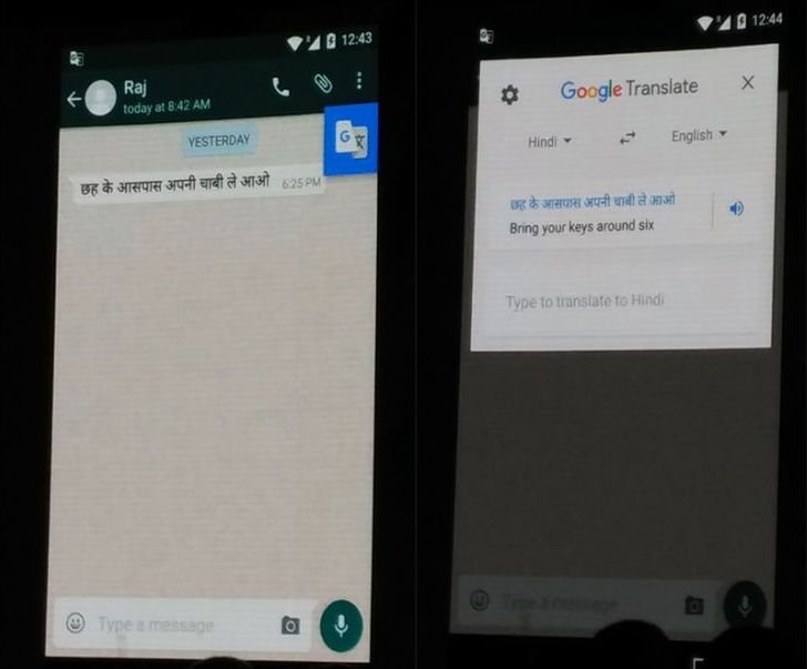 Google implimenta las traducciones dentro de las apps