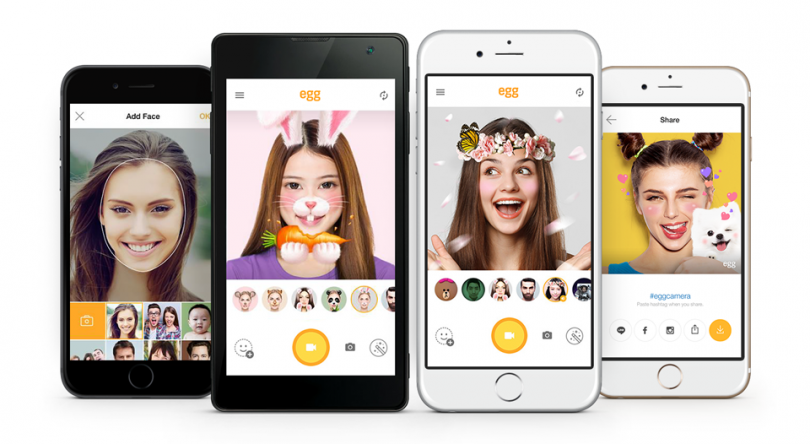 Line lanza Egg, su propia app de selfies