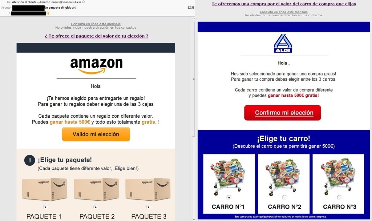 Cupones de Aldi y Amazon, la nueva estafa en WhatsApp