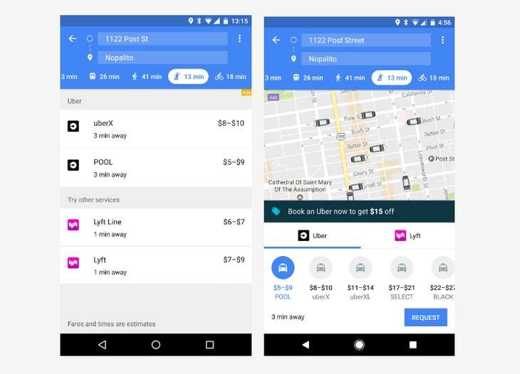 Google Maps mejora la experiencia de usuarios móvil