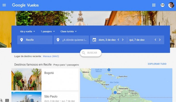 Google presenta la nueva versión de Flights