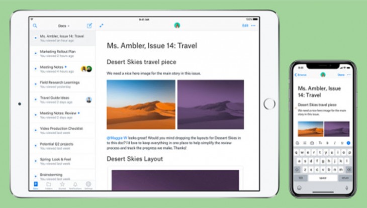 Dropbox presenta nuevas funciones para Paper