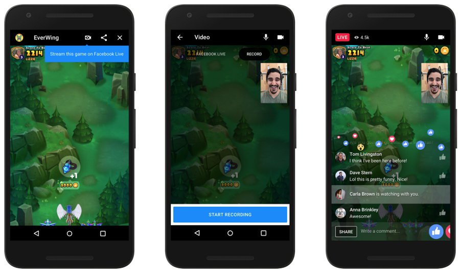 Facebook Messenger se lanza al streaming de juegos