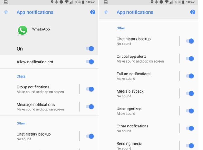 WhatsApp prepara la configuración de importancia de los mensajes