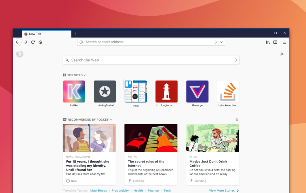 Mozilla prepara su propio feed de noticias personalizado