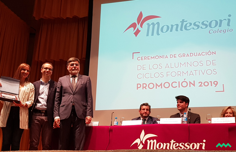 Trackglobe recoge reconocimiento por 12 años de colaboración con el colegio Montessori